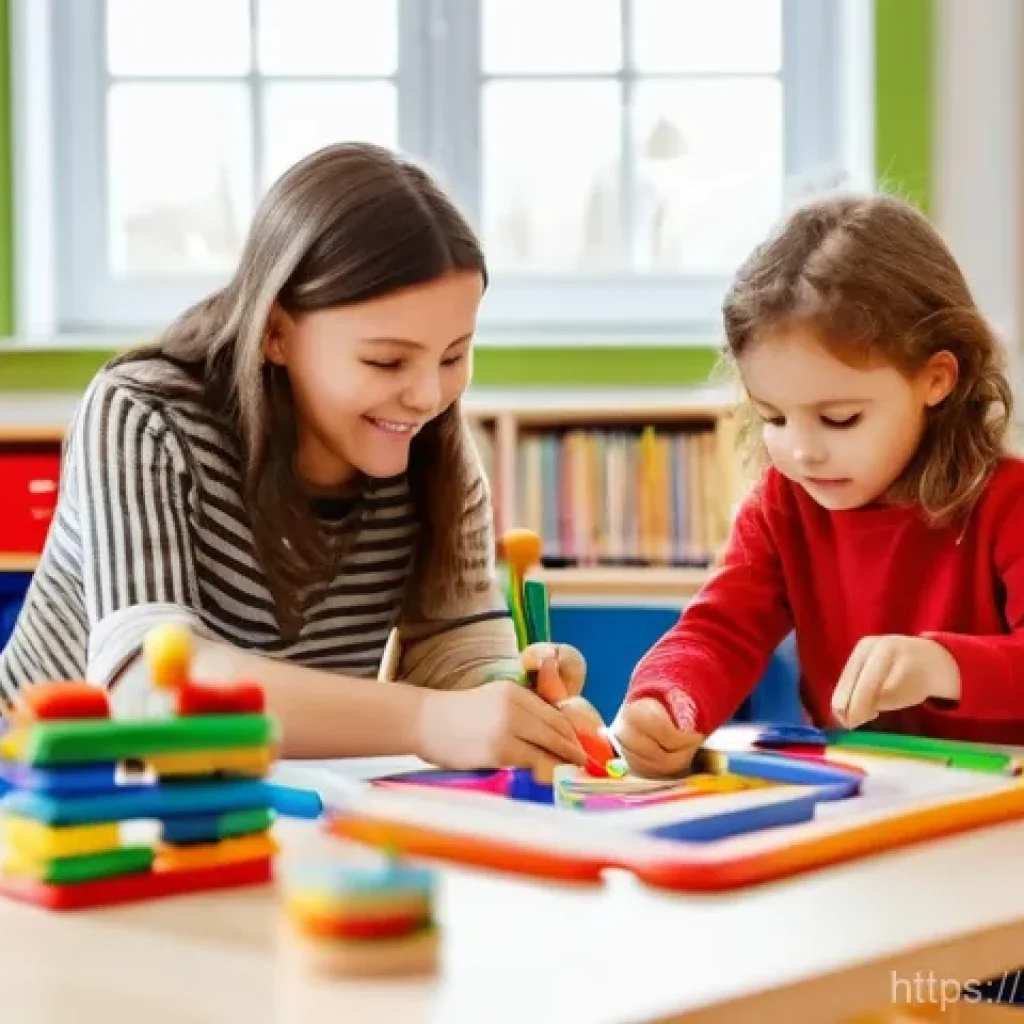 아이슬란드 vs 핀란드 교육 제도 - **Prompt:** A vibrant scene inside a modern Finnish kindergarten classroom, filled with natural ligh...