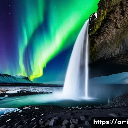 Home 11 아이슬란드 vs 스웨덴 기후 비교 - **Prompt 1: Icelandic Winter Aurora Spectacle**
"A breathtaking wide shot of a group of three ad...